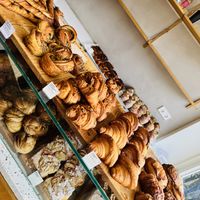 Nice selection of pastries   at Saint-Jean in Amsterdam