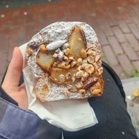 Cake/sweet bread with nuts and pears at Saint-Jean in Amsterdam