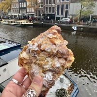 Almond croissant  at Saint-Jean in Amsterdam
