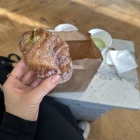 Pistachio Cruffin   at Saint-Jean in Amsterdam