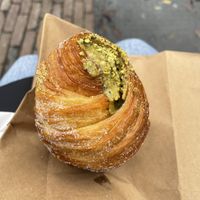 Pistachio cruffin   at Saint-Jean in Amsterdam
