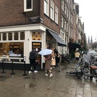 The outside in the rain. at Saint-Jean in Amsterdam