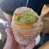 Pistachio cruffin at Saint-Jean in Amsterdam