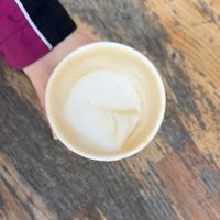 oat milk latte  at Saint-Jean in Amsterdam