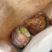 Pistachio cronut and croissantt  at Saint-Jean in Amsterdam
