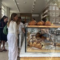 Cake and pastry selection and interiors  at Saint-Jean in Amsterdam