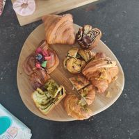 not the best picture but we were so hungry i forgot to take a pic before cutting everything to share! at Saint-Jean in Amsterdam