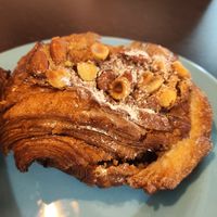 Hazelnut chocolate pan au chocolat at Saint-Jean in Amsterdam