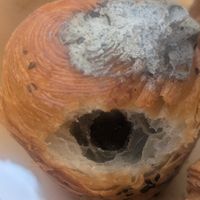 Black sesame cruffin. Seed paste and cream! at Saint-Jean in Amsterdam