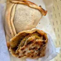 Vegane Empanadas mit Gemüse at El Hornito in Uvita