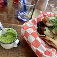 Falafelpita with Eggplant  at Mayita Mamita in Tulum