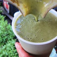 green smoothie at Simply Organix in Sarasota
