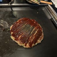 Negiyaki… tasted like the okonomiyaki with bbq sauce  at Gion Tanto - 祇園たんと in Kyoto