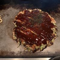 Soy meat okinomiyaki   at Gion Tanto - 祇園たんと in Kyoto