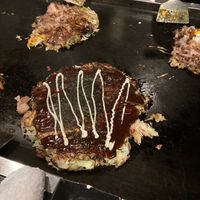 Okonomiyaki with vegan Mayo  at Gion Tanto - 祇園たんと in Kyoto