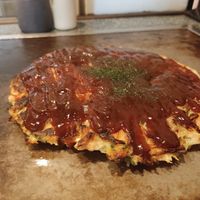 Okonomoyaki at Gion Tanto - 祇園たんと in Kyoto
