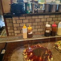 Vegan okonomiyaki at Gion Tanto - 祇園たんと in Kyoto