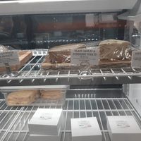Specialty aged cheese and cakes at Cultured Kindness Vegan Cheese Shop in Portland