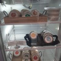 Cheese cooler at Cultured Kindness Vegan Cheese Shop in Portland