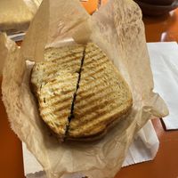 tasty panini sandwiches  at Cultured Kindness Vegan Cheese Shop in Portland