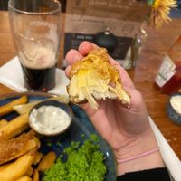 Banana blossom at The Rising Sun in St Mawes