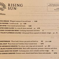   at The Rising Sun in St Mawes