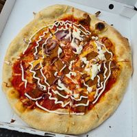 Pizza Vegan Döner at Happy Italy  in Tilburg