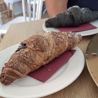 Croissants with filling at Lampadina in Bologna
