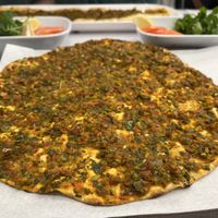 Vegan lahmacunn  at Çinili Taş Fırın in Istanbul