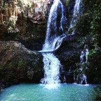 Gorgeous waterfall excursion! at Volcan Laguna  in Santa Maria Del Oro