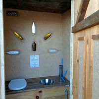 Toilet at Global Tribe Biodynamic Ecovillage in Almonte