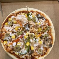 Pizza #Veganuary at Charlie Chaplin LaVegano in Bangalore