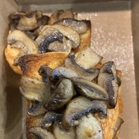 Mushroom bruschetta  #Veganuary at Charlie Chaplin LaVegano in Bangalore