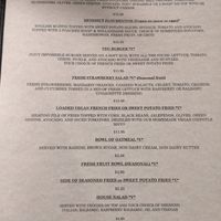 Vegetarian/Vegan Menu at Stagecoach in Elk Grove