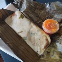 Vegan tamal , very good ! at Natura 2000 in Campeche