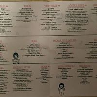 Menu  at Stiks in Sarasota