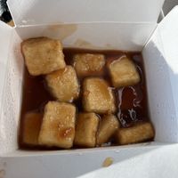 Orange tofu  at Stiks in Sarasota
