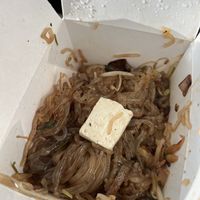 Sweet potato noodles with steamed tofu (you get more tofu, we just ate most of it)  at Stiks in Sarasota