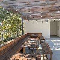 Cute area to bring your treats   at Tokyo Vegan Bakes in Tokyo