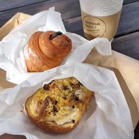 Croque Mademoiselle, Chocolate Croissant at Tokyo Vegan Bakes in Tokyo