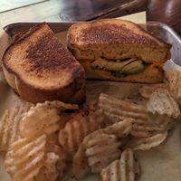 Vegan Grilled Cheese with Avocado at Telegraph Beer Garden in Oakland