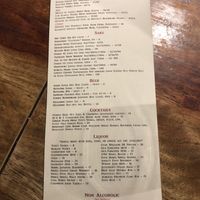 Menu  at M Sushi in Durham