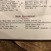 Menu  at M Sushi in Durham