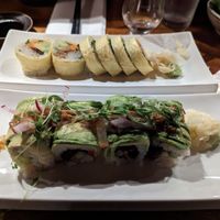 Vegan sushi options at M Sushi in Durham