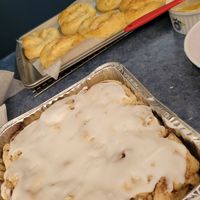 Cinnamon Pull-aparts and pretzels at Worthy ABCV Vegan Baked Goods in Kentville