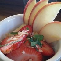 fruit cup included with breakfast bowl at The Lunch Room in Ann Arbor