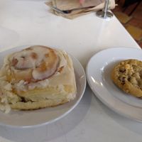 Cream cheese roll & monster cookie at The Lunch Room in Ann Arbor