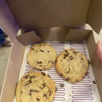 Vegan chocolate chip  at Insomnia Cookies in Sacramento