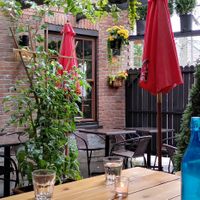 Terrasse at Pizzazorg in Quebec