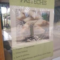 Vegan pastechies at Fruktos Health Aruba in Santa Cruz